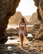 Laila Long Macramé Skirt
