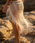Laila Long Macramé Skirt